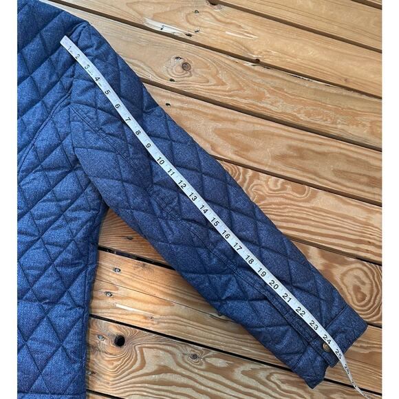 NWT $139.50 Tommy Hilfiger Quilted Jacket Size XL Women’s Blue Full Zip - Picture 9 of 9